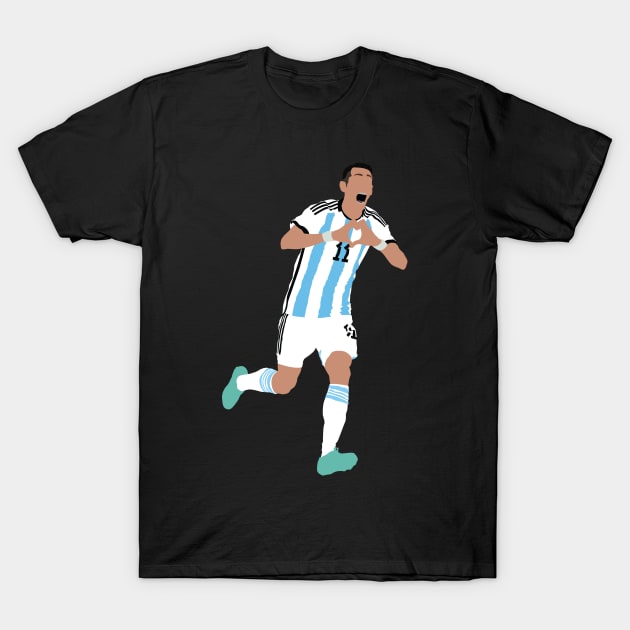 Angel Di Maria, Argentina vs France WC Final 2022 T-Shirt by Jackshun